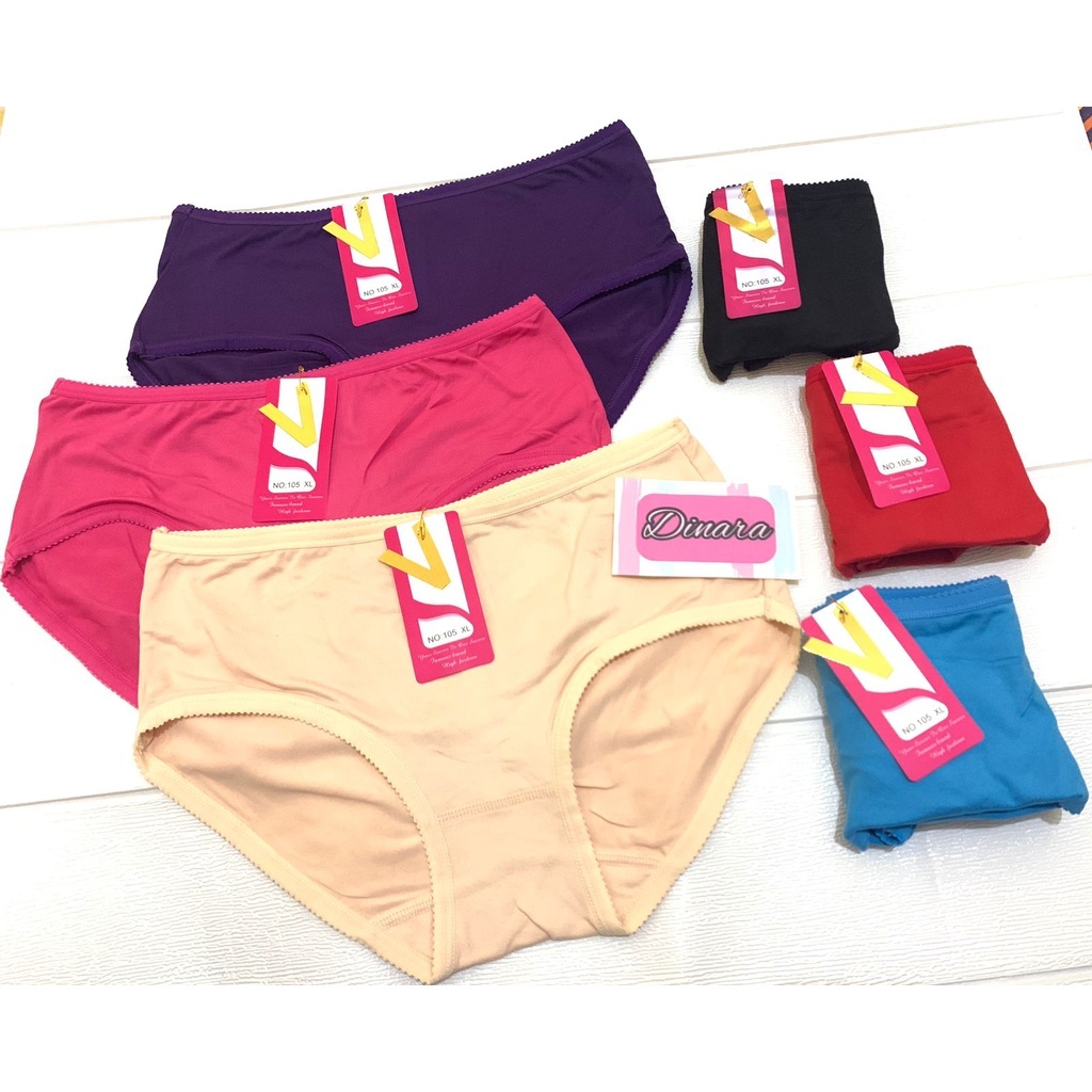 [ 6PCS ]VAYA 105 | Celana Dalam Wanita / CD Dalaman Cewek / Bahan Katun Super LEMBUT / Size M - XXL