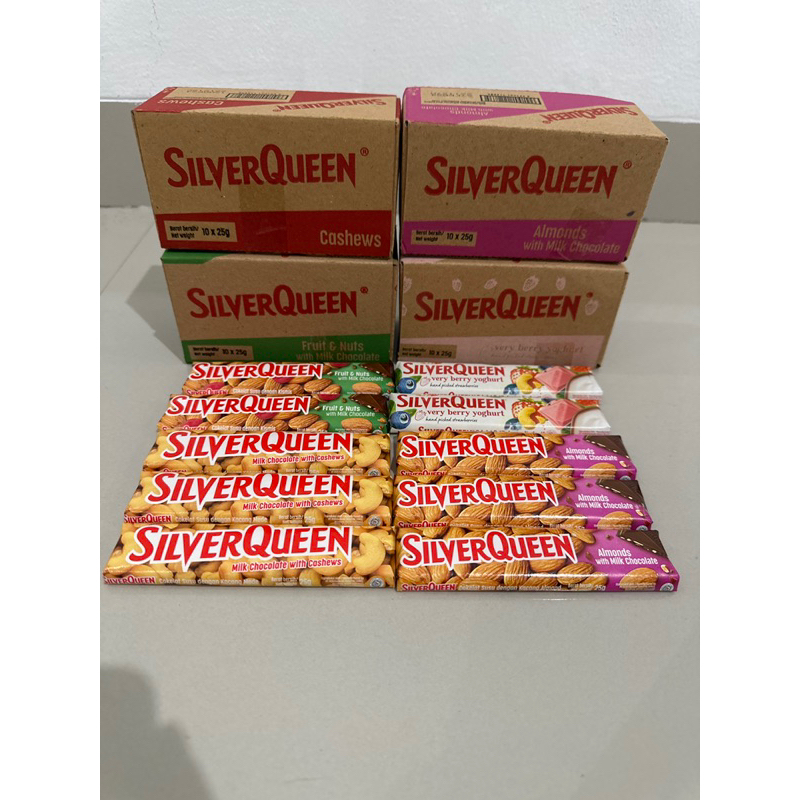 Silverqueen  25g Rasa Berry dan Fruit Nut