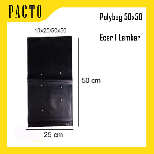 Polybag Ecer Polybag Per Lembar Polybag 50x50 Lembaran Polybag Per Pcs