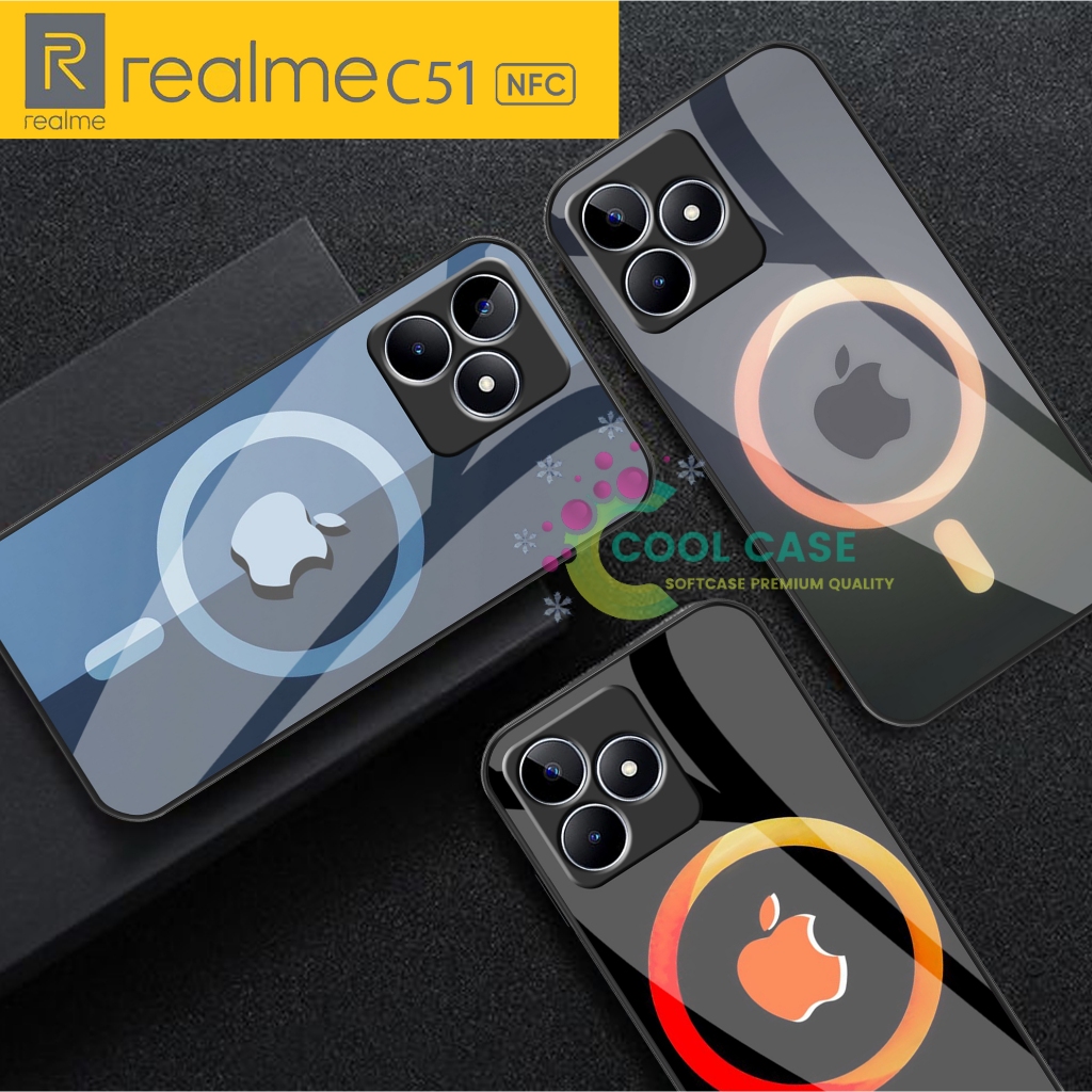 Softcase Glossy Glass Realme C51 NFC Terbaru [CK168] - Casing Handphone Realme C51 NFC -  Pelindung 