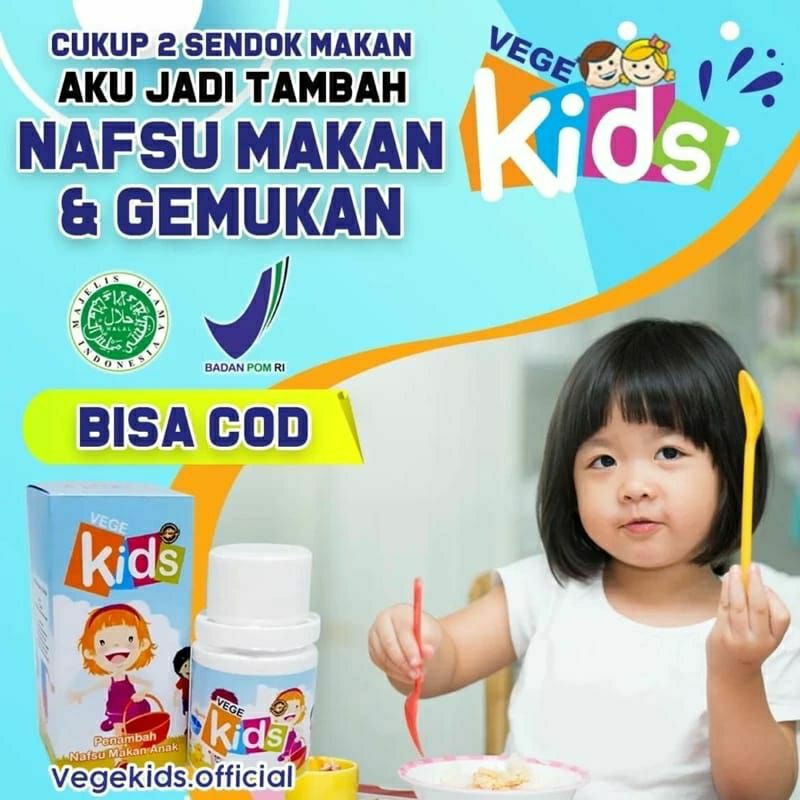 [READY YA] VEGEKIDS - VITAMIN PENAMBAH NAFSU MAKAN ANAK