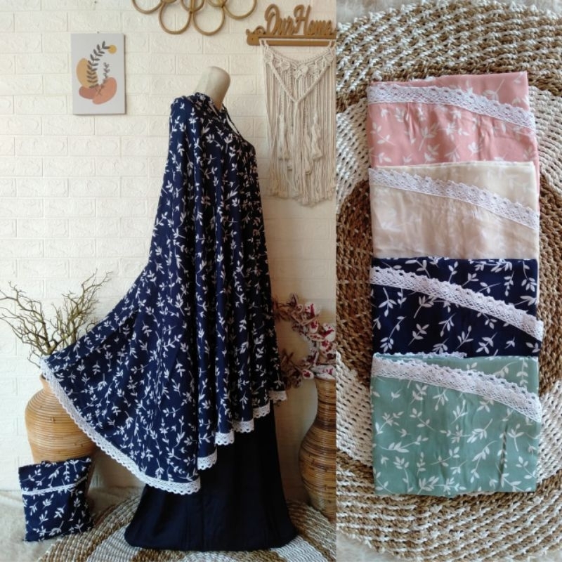 MUKENA RAYON JUMBO MOTIF MUKENA RAYON KBI 2in1 MUKENA RAYON JUMBO MOTIF MUKENA TRAVEL MUKENA MURAH M