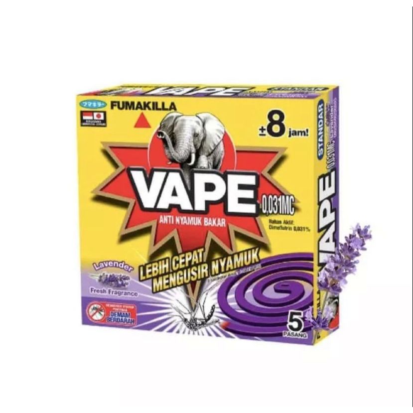 VAPE FUMAKILLA OBAT NYAMUK BAKAR JUMBO LAVENDER