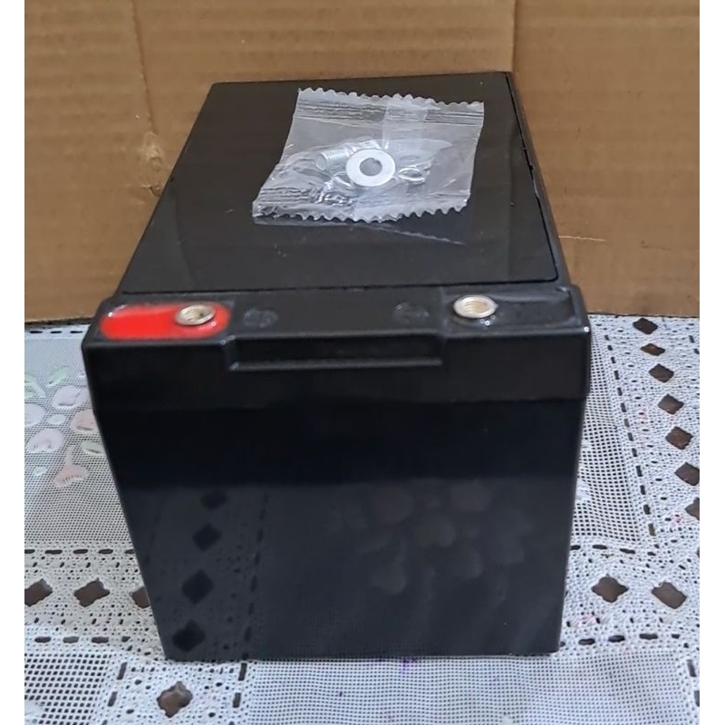 Aki sepeda listrik(12volt/12 ah),DRYPLUS, ( 15* 9,8*9)cm pala aki baut(berat 3kg)murah-1