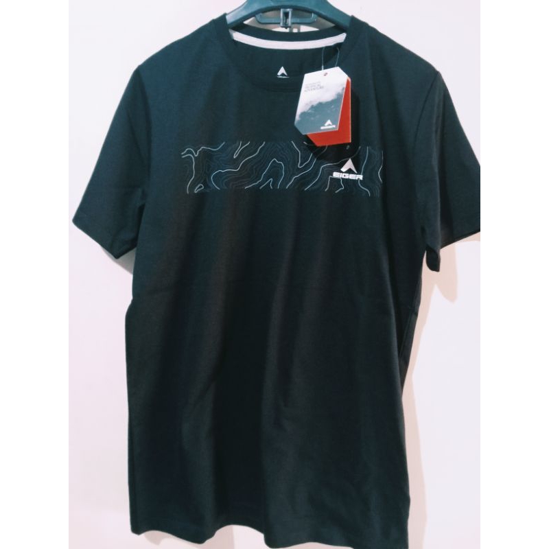 KAOS EIGER T-SHIRT EIGER TOPOGRAPHIC MAPS.