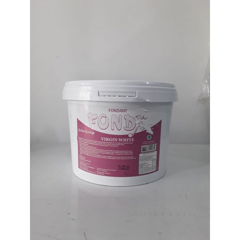 

Fondant Fondx Virgin White Repack 1kg