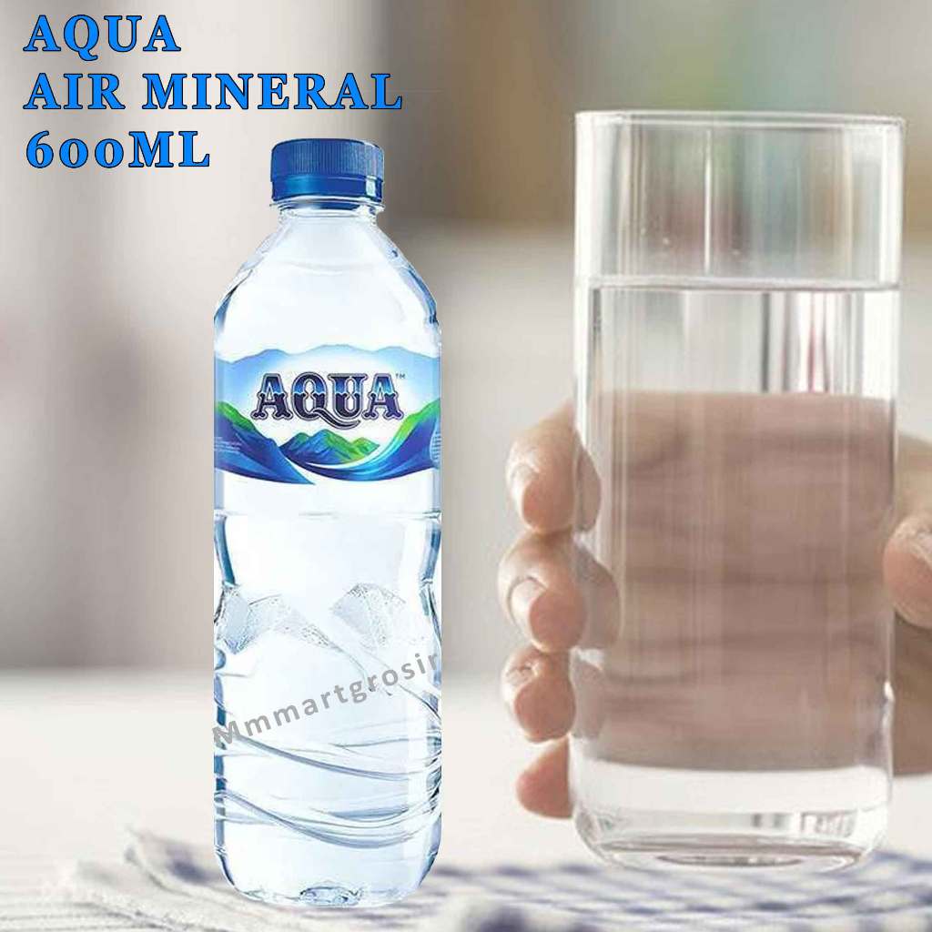 

Aqua / Air Mineral / Minuman Kemasan Botol / Air Putih / 600ml