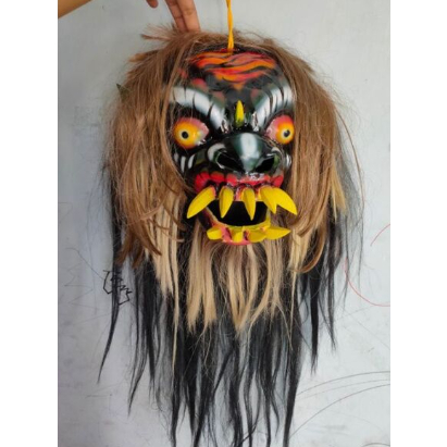topeng gedruk buto seram - topeng gedruk mika