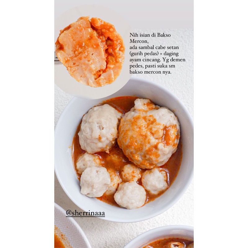 

Bakso Mercon & Bakso Telur