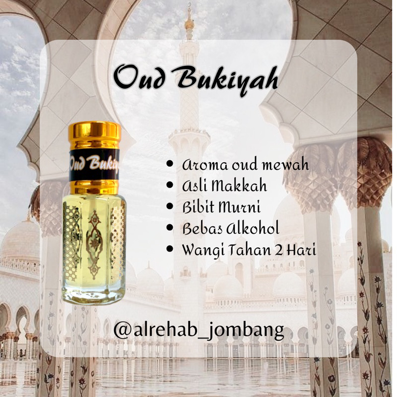 Parfum Oud Bukiyah Shurfan Banafa For Oud Original 6ml