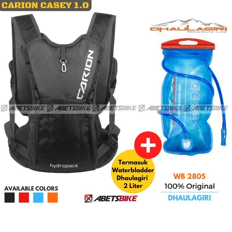 Tas Hydropack Trail Carion Cocok untuk Trabas Cross Trail Lari Marathon dan Sepeda Gunung MTB