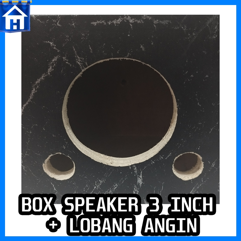 Box Speaker 3 Inch Lubang Angin / Boks Speaker 3 Inch Lubang Angin