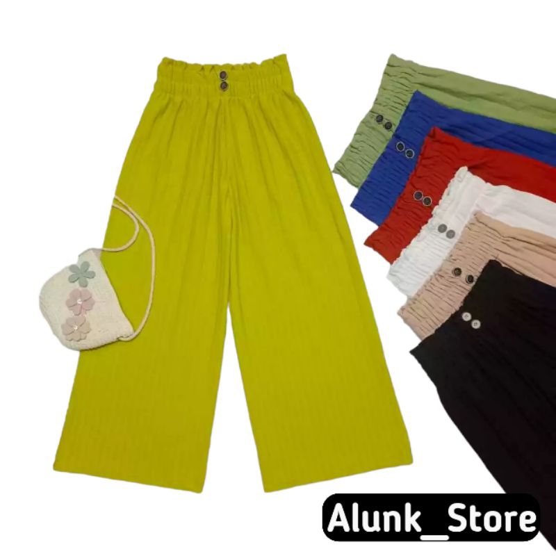 Celana Kulot Knit Anak Perempuan Usia 4-7 Tahun / Celana Knit Anak / Celana Knit Perempuan