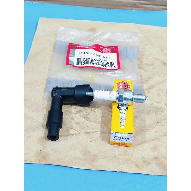 Busi NGK plus tutup busi Honda Supra grand Supra x lama