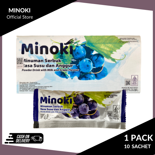 

MINOKI MINUMAN SERBUK RASA SUSU DAN ANGGUR BY JAZEERA