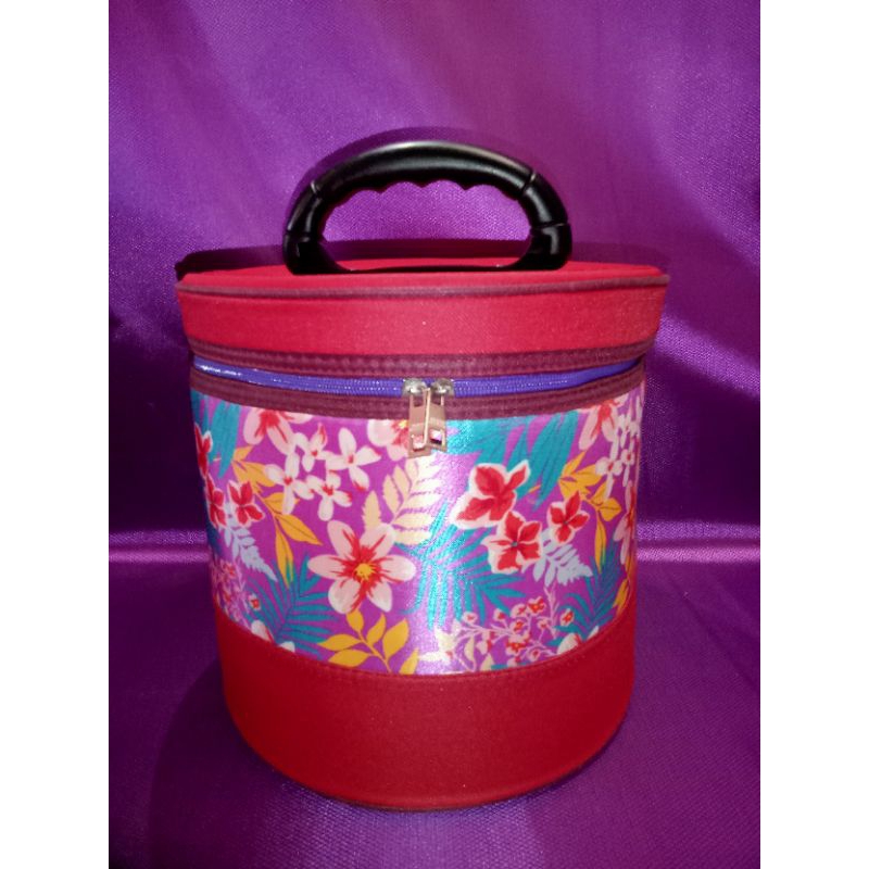 Tas kondangan bulat muat beras 10 liter/tas rantang/tas tenong/tas kosmetik/tas untuk tempat barang 