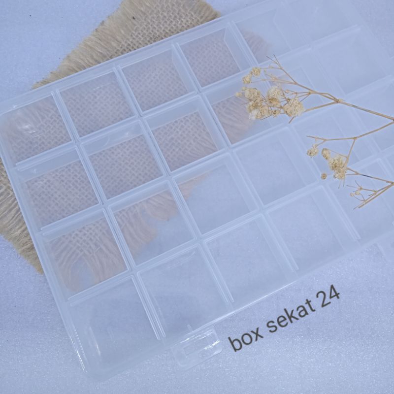 BOX 24 SEKAT, BOX PENYIMPANAN, KOTAK PENYIMPANAN