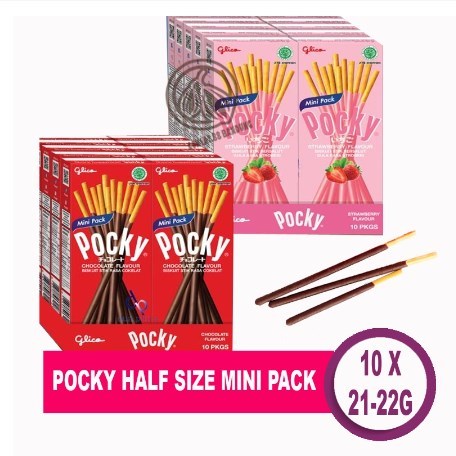 

POCKY MINI 22GR COKLAT DAN STROWBERY glico