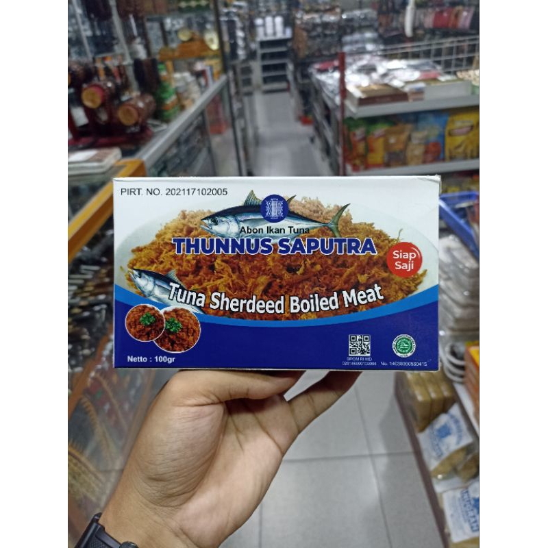 

Abon Ikan tuna khas Aceh isi 100gr / Abon ikan tuna Thunnus Saputra khas Aceh