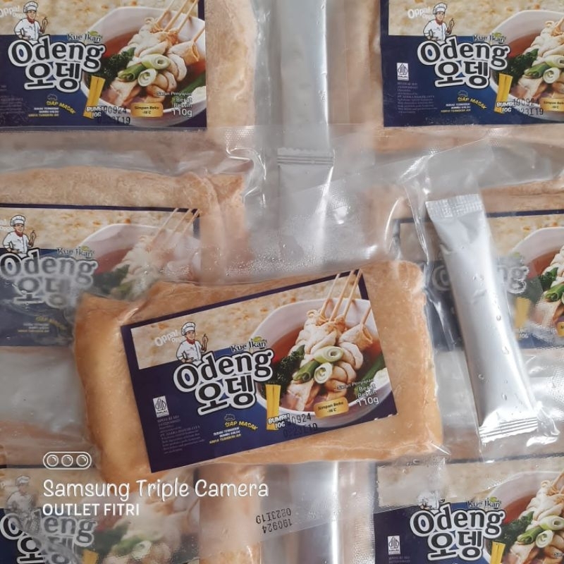 

HALAL - [110gr] OPPA Odeng 3 Lembar | Odeng Korean Fish Cake 100gr + Bumbu 10gr