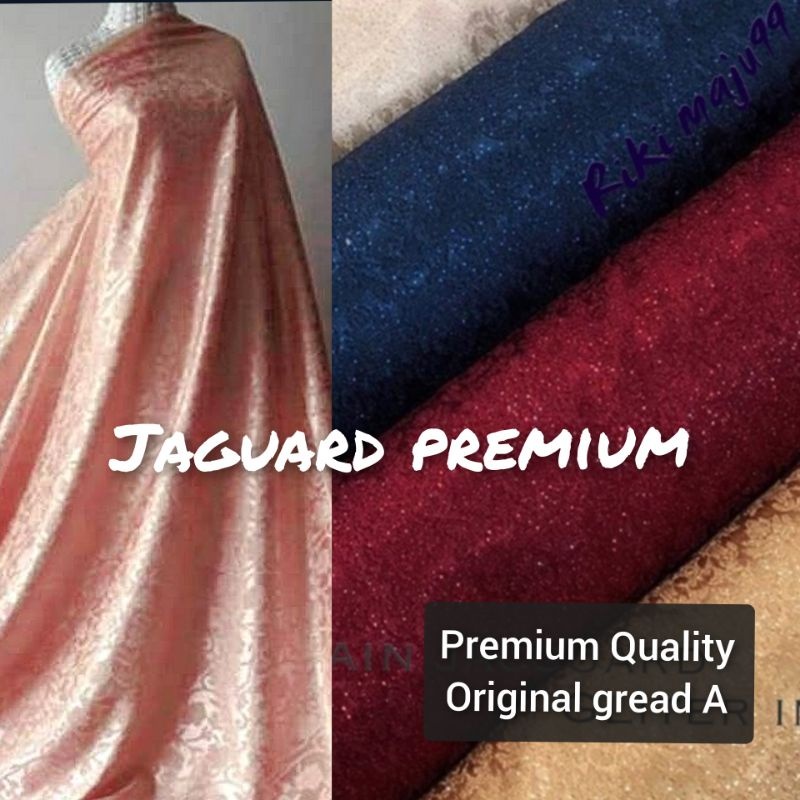 Bahan Jacquard kain jaguard bahan baju kebaya jaguard murah berkualitas grade A