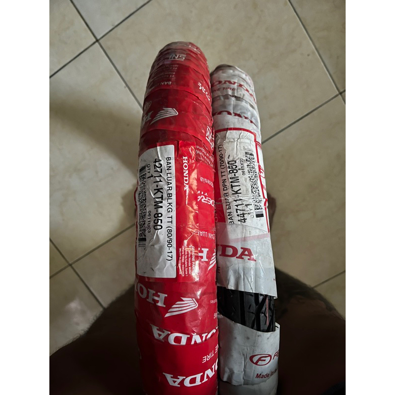 BAN LUAR TUBETYPE RING 17 DEPAN BELAKANG SUPRA X KARISMA SUPRA X 125 SMASH JUPITER Z MX OLD NEW