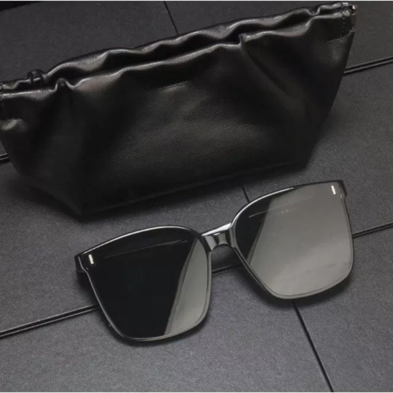 Kacamata Kotak Hitam Korean Fashion Sunglassess Wanita Pria / Kacamata Hitam Korea Kacamata Kotak Hi