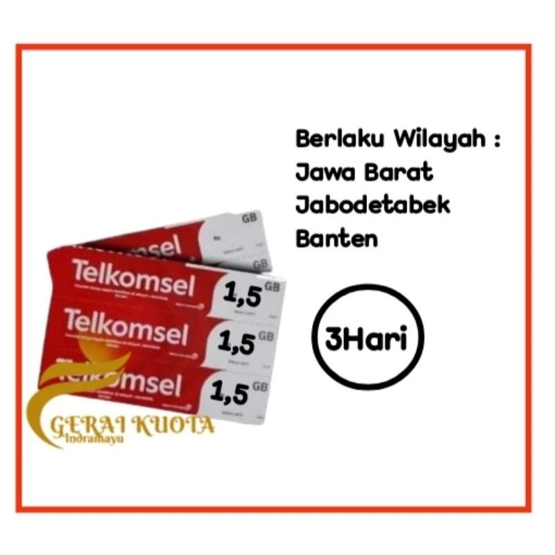 Telkomsel 1,5GB 3Hari Fresh