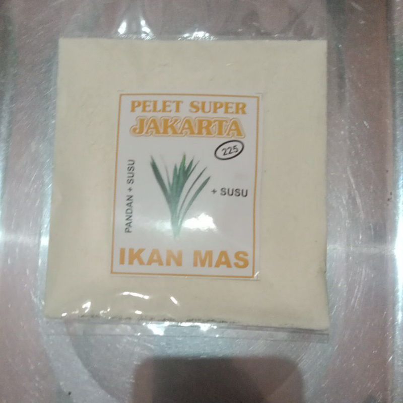 PELET JAKARTA PANDAN+SUSU//PELET SUPER JAKARTA//UMPAN IKAN MAS//UMPAN PANCING