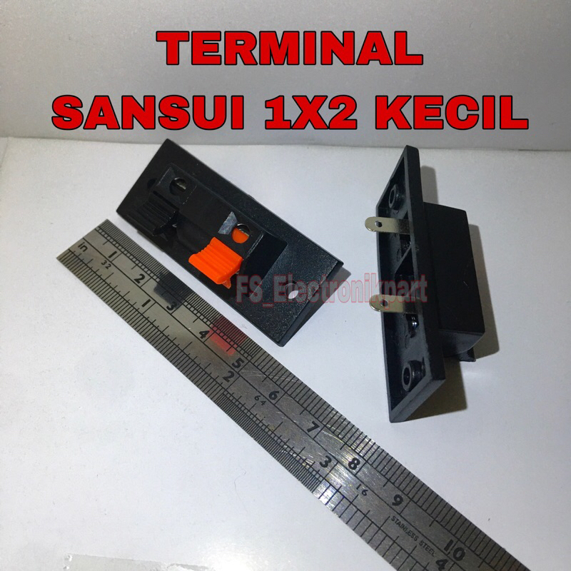 Terminal speker sansui 1X2 kecil