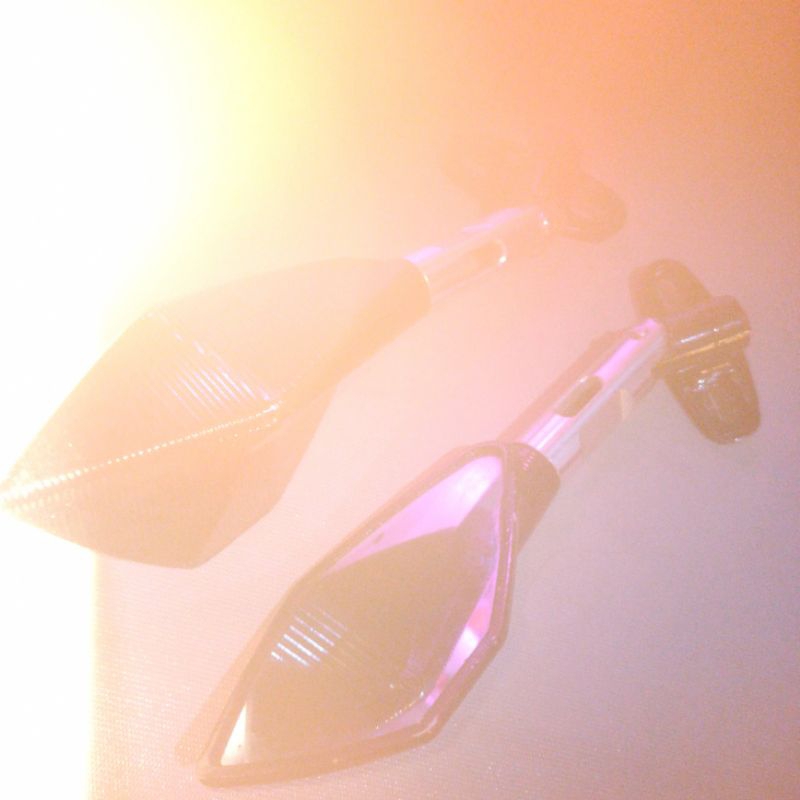 KACA SPION MOTOR BEKAS SEKEN SEPERTI BARU NEGO MEREK TOMOX BELI JUAL