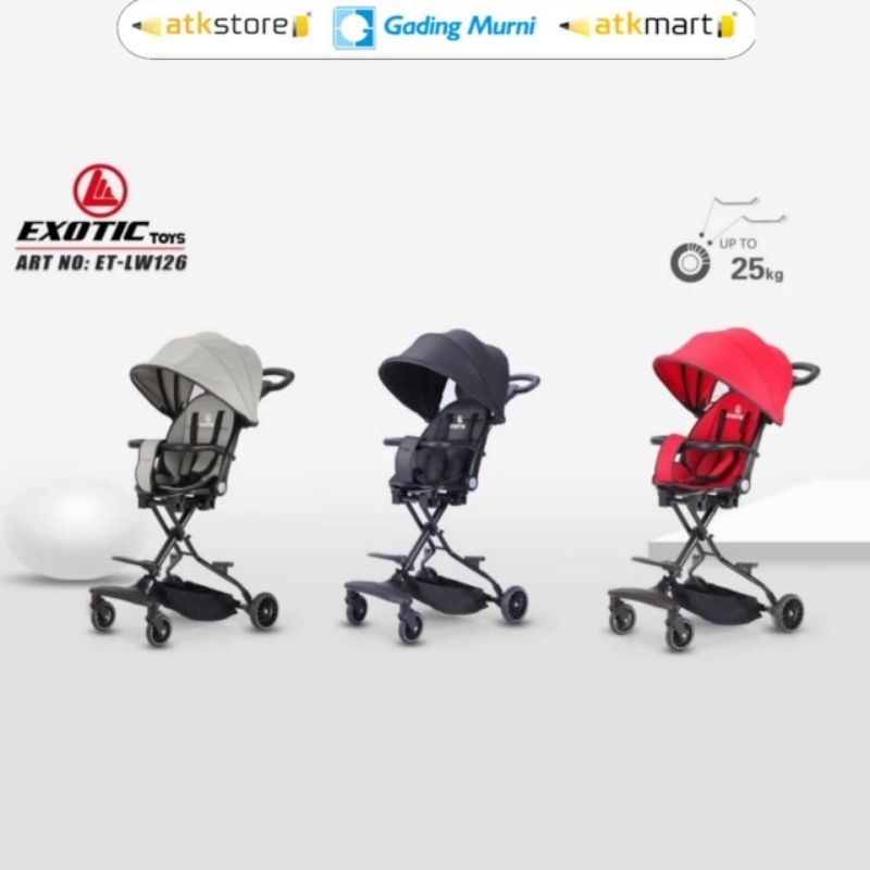 Exotice Magic Stroller LW 126 127 131 171 Adjusable Seat - Dorongan Anak Bayi  Sepeda Anak Stroller 