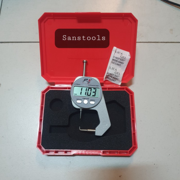 

Dial digital thickness gauge 0-10mm curved tip pengukur ketebalan pipa Berkualitas