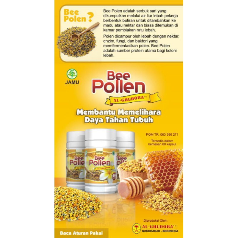 Bee Pollen kapsul untuk PROMIL