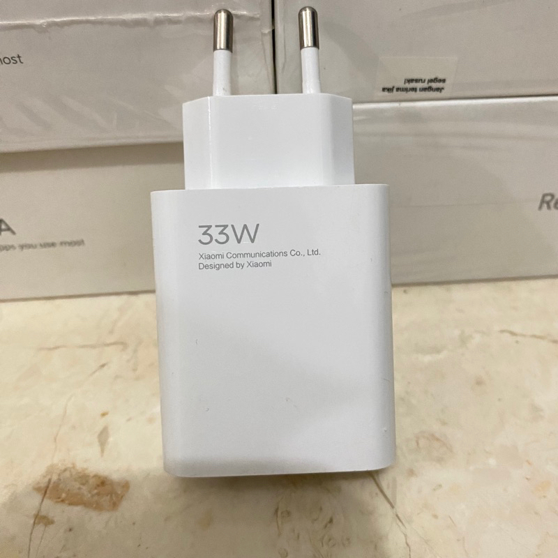 Charger Xiaomi 33 Watt Fast charging turbo Bekas Copotan Note 10 10s 10 pro 3pro 11 lite Note 11 Baw