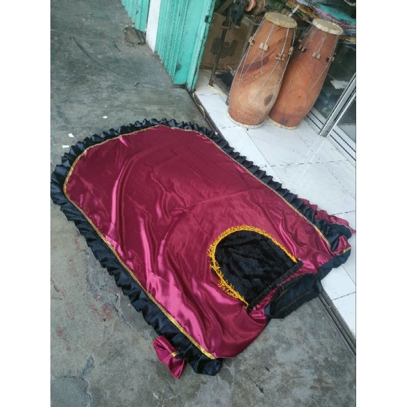 kemul barongan bludru rogoan super bahan tebal