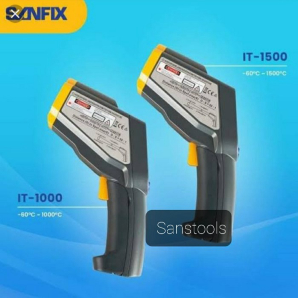 

Thermogun Sanfix IT1000 Infrared laser thermometer IT-1000 ukur suhu Berkualitas