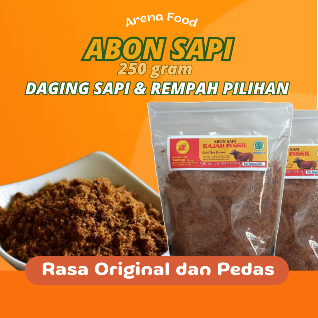 

Abon Sapi Asli Boyolali 250 gram