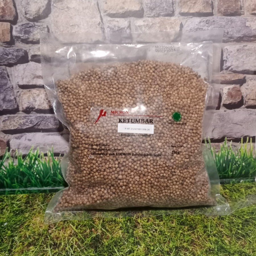 

Bumbuu Rempah Samara Micron - Ketumbar Utuh / Biji - Coriander - 250gr