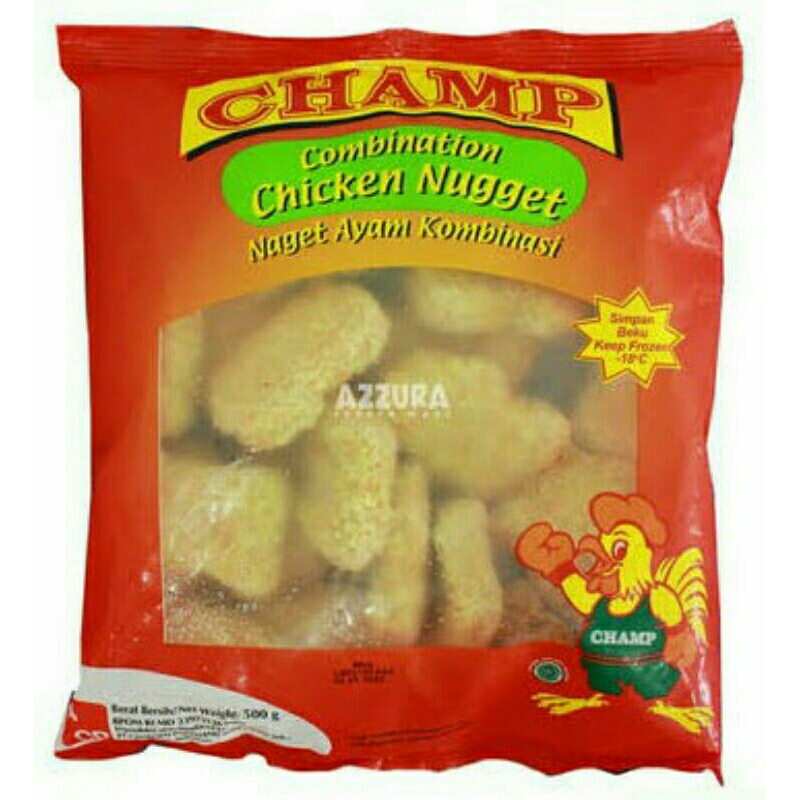 

Champ Chicken Nugget kombinasi 500 g