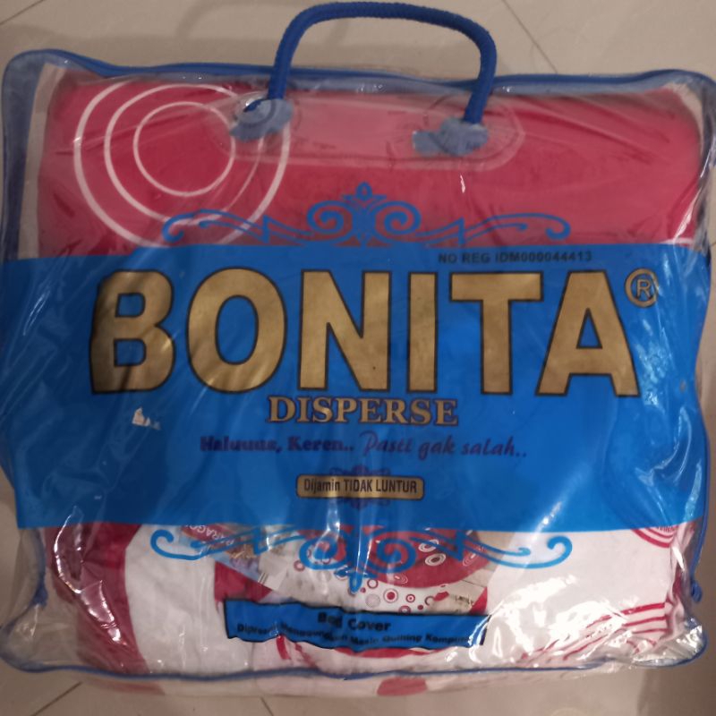 Bedcover BONITA murah untuk kado nikahan selimut sprei