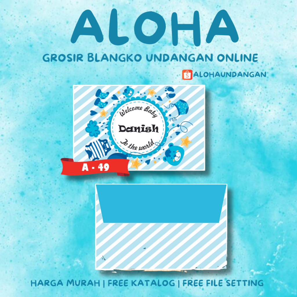 

AMPLOP KONDANGAN NIKAH FALAH A 49 50 PCS UKURAN KECIL | Aloha Undangan