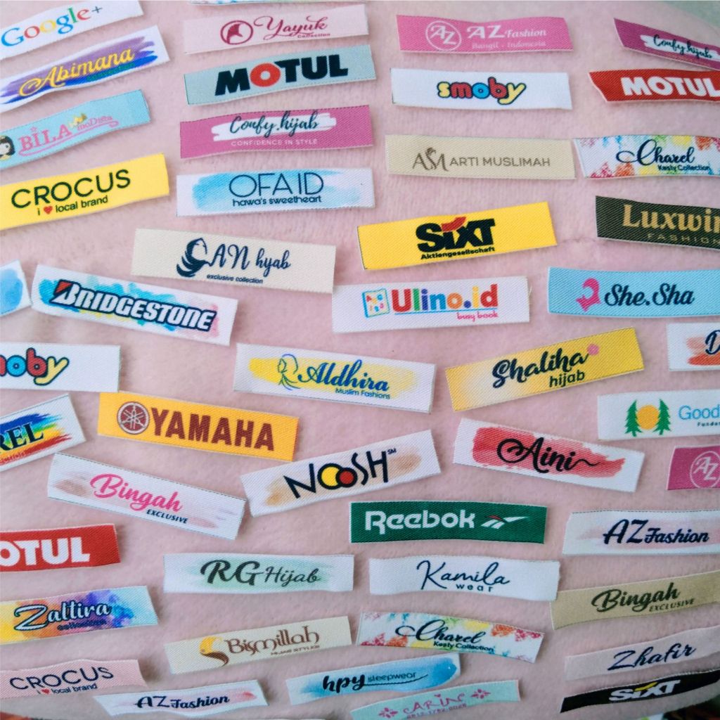 Label Baju KATUN Premium Fullcolor PAKET CUSTOM