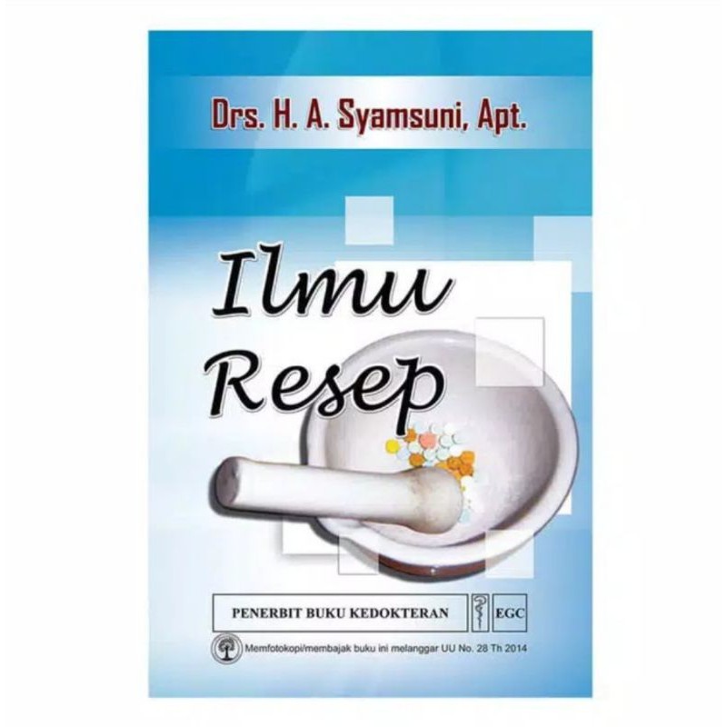 ORIGINAL BUKU ILMU RESEP KEFARMASIAN SYAMSUNI