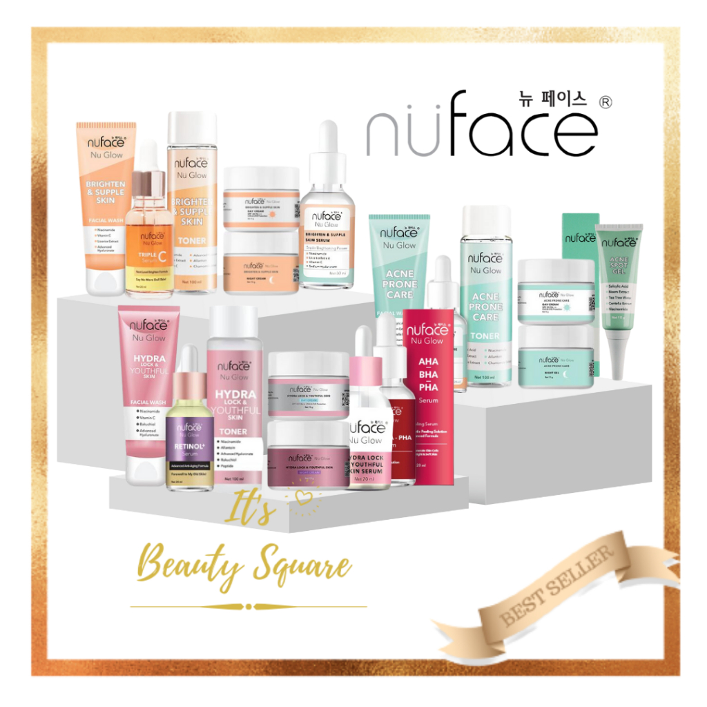 Nuface All Series Brighten & Supple, Hydralock & Youthfull, Acne Prone | Face Wash, Serum, Day & Nig