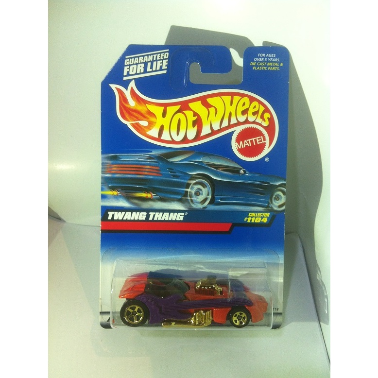 Hot Wheels. 1999 Mainline - 1104. Twang Thang. Metalflake Orange by MATTEL