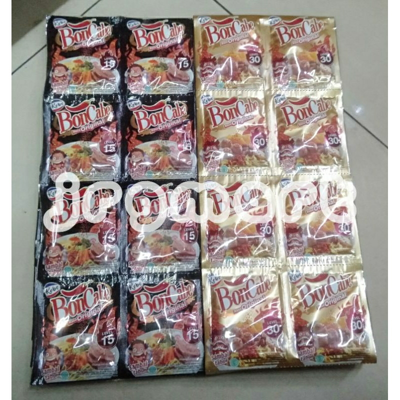 

KOBE BONCABE SAMBAL TABUR LV 15 DAN LV 30 ISI 12 SACHET