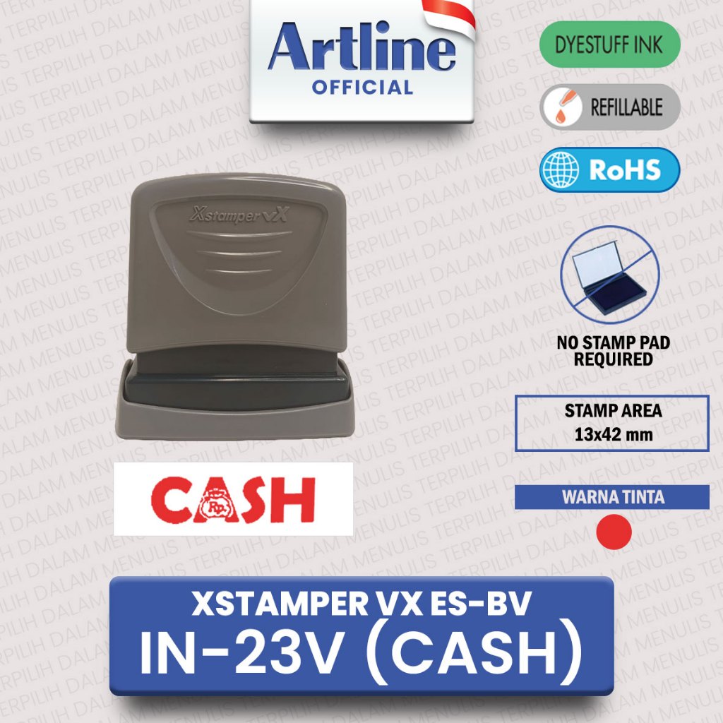 

ARTLINE XSTAMPER VX ES-BV IN-23V (CASH) / STEMPEL CASH