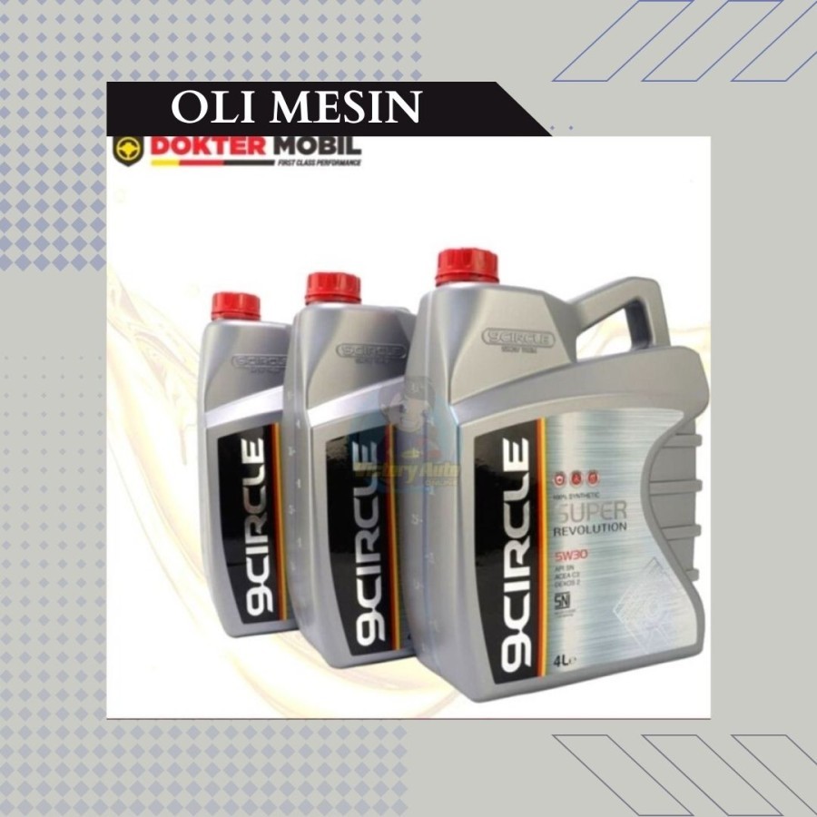 Oli mesin terbaik 9circle 10w40 semi sintetis