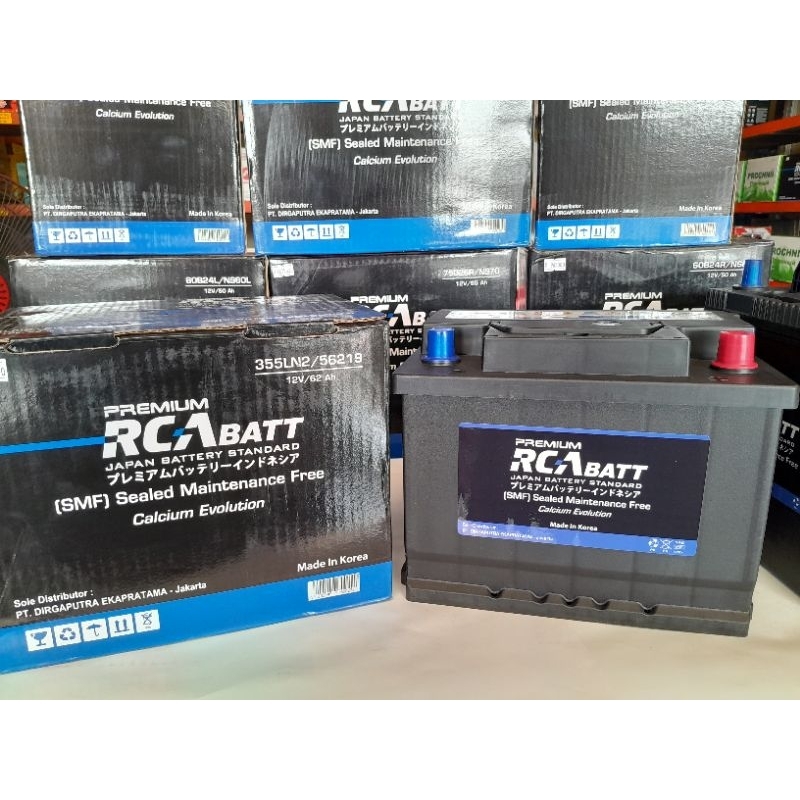 TERMURAH // RCABATT KERING LN2 - 62 AMPER // AKI MOBIL FORTUNER BENSIN, FORTUNER DIESEL, KIJANG INNO